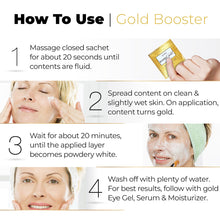 Load image into Gallery viewer, Leorex Booster 24K Gold Anti-aging Mask. 10 Units