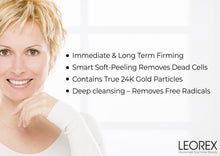 Load image into Gallery viewer, Leorex Booster 24K Gold Anti-aging Mask. 10 Units
