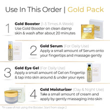 Load image into Gallery viewer, All In One 24k Gold Anti-Aging Daily Treatment Kit